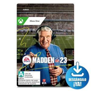 Madden NFL 23 Edición Estándar / Juego completo / Xbox One / Descargable