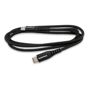 Cable USB Tipo C a C RadioShack 91 cm Trenzado Negro