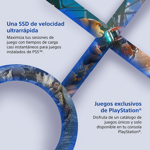 Consola PlayStation 5 Edición Digital / 825 gb SSD / Blanco