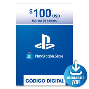 PlayStation Store / Tarjeta de regalo digital 100 dólares USD / Descargable