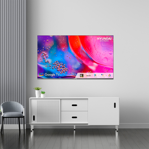 Pantalla Hyundai Smart TV HYLED5524G4KM 55 pulg. Led UHD 4K