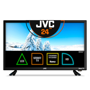 Pantalla JVC Smart Roku TV SI24R 24 pulg. Led HD