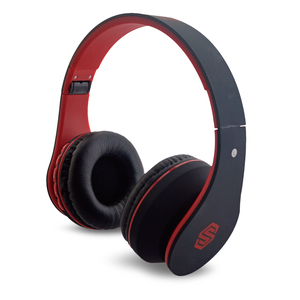 Audífonos Bluetooth Select Sound BTH024 / On Ear / Negro con rojo