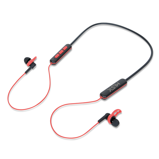 Audífonos Bluetooth Deportivos Misik Sport MH608 / In ear / Negro con rojo