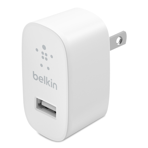 Cargador de Pared para Celular Belkin BEL WCA002DQWH / Blanco / USB