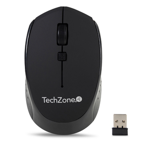 Mouse Inalámbrico TechZone TZ19MOU01 Negro USB Mouse Inalámbrico TechZone TZ19MOU01 Negro USB