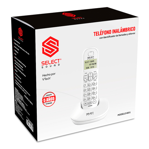 Teléfono Inalámbrico Select Sound 8031 / Blanco