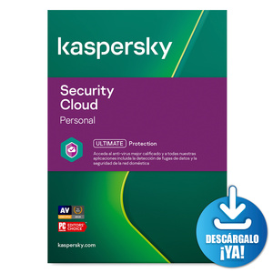 Antivirus Descargable Kaspersky Security Cloud Personal / 1 año / 5 dispositivos