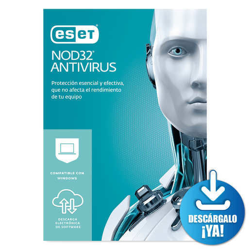 Antivirus Descargable ESET Nod32 / 1 año / 4 dispositivos