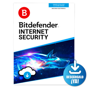 Antivirus Descargables Bitdefender Internet Security / 3 años / 1 usuario