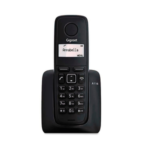 Teléfono Inalámbrico Gigaset A116 / Negro Teléfono Inalámbrico Gigaset A116 / Negro