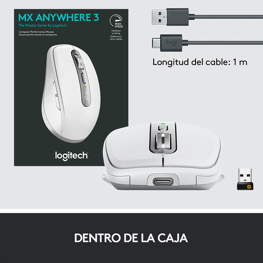 Martin Luther King Junior muelle Profesor Mouse Inalámbrico Recargable Logitech Anywhere 3 Gris Bluetooth USB | RadioShack México Martin Luther King Junior muelle Profesor Mouse Inalámbrico Recargable Logitech Anywhere 3 Gris Bluetooth USB | RadioShack México