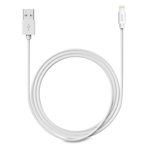 Cable USB a Lightning Devia Kintone / 1 m / Blanco Cable USB a Lightning Devia Kintone / 1 m / Blanco