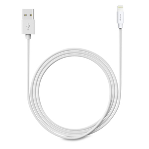 Cable USB a Lightning Devia Kintone / Blanco / 1 m