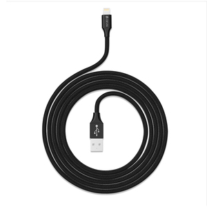 Cable USB a Lightning Devia Gracious Series / Negro / 1 m