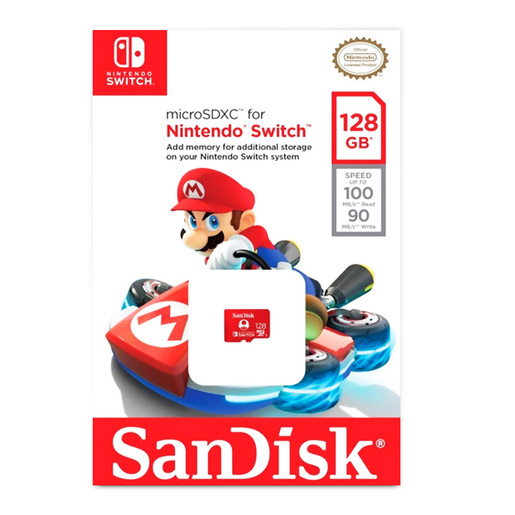 Tarjeta MicroSD Sandisk para Nintendo Switch 128 gb | RadioShack México poner tarjeta sd en nintendo switch