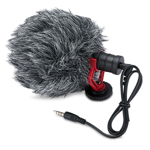 Micrófono con Soporte para Vlogging y Streaming DBugg MV35 / Negro / 3.5 mm