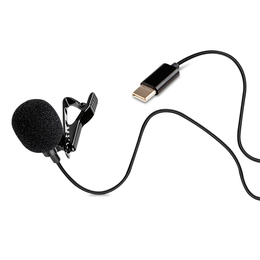 Micrófono Lavalier DBugg ML14 C / Negro / USB Tipo C