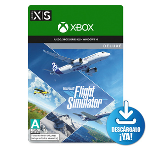Microsoft Flight Simulator Deluxe Edition / Juego digital / Xbox Series X·S / Windows / Descargable Microsoft Flight Simulator Deluxe Edition / Juego digital / Xbox Series X·S / Windows / Descargable