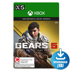 Gears 5 Game of The Year Edition / Juego digital / Xbox One / Xbox Series X·S / Windows / Descargable