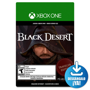 Black Desert Traveler Edition / Juego digital / Xbox One / Xbox Series X·S / Descargable Black Desert Traveler Edition / Juego digital / Xbox One / Xbox Series X·S / Descargable