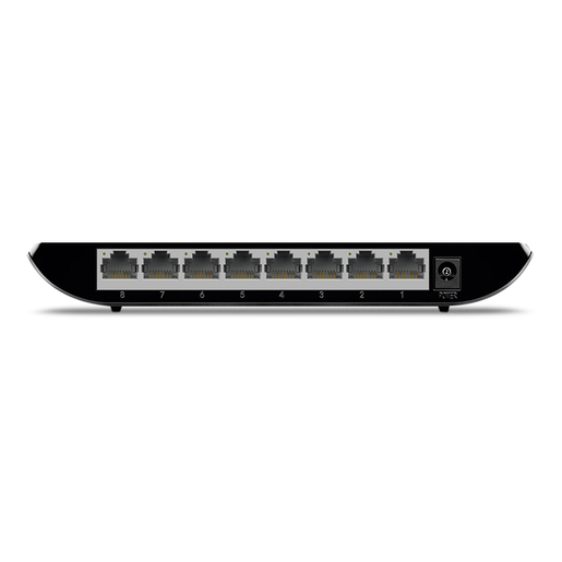 Switch Gigabit Ethernet TP Link TL SG1008D / Negro / 8 puertos