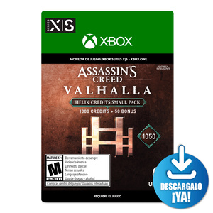 Assassins Creed Valhalla Helix Credits Small Pack / 1050 monedas de juego digitales / Xbox One / Xbox Series X·S / Descargable Assassins Creed Valhalla Helix Credits Small Pack / 1050 monedas de juego digitales / Xbox One / Xbox Series X·S / Descargable