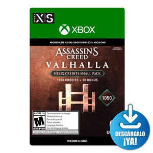 Assassins Creed Valhalla Helix Credits Small Pack / 1050 monedas de juego digitales / Xbox One / Xbox Series X·S / Descargable