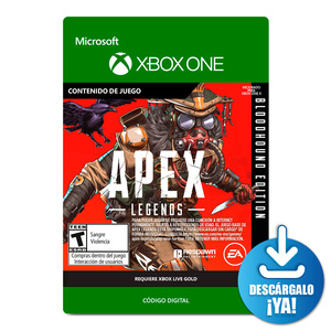 Apex Legends Bloodhound Edition / Contenido de juego digital / Xbox One / Descargable