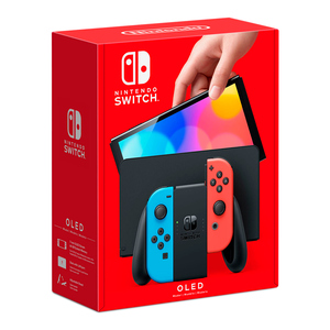 Nintendo Switch OLED / 64 gb / Joy-Con Neon Blue and Red