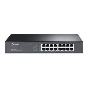 Switch Fast Ethernet TP Link TL SF1016D / Negro / 16 puertos