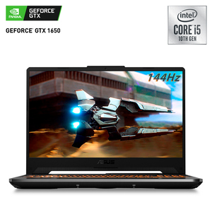 Laptop Gamer Asus TUF F15 / GeForce GTX 1650 / 15.6 Plg. / Intel Core i5 / SSD 512 gb / RAM 8 gb / Negro