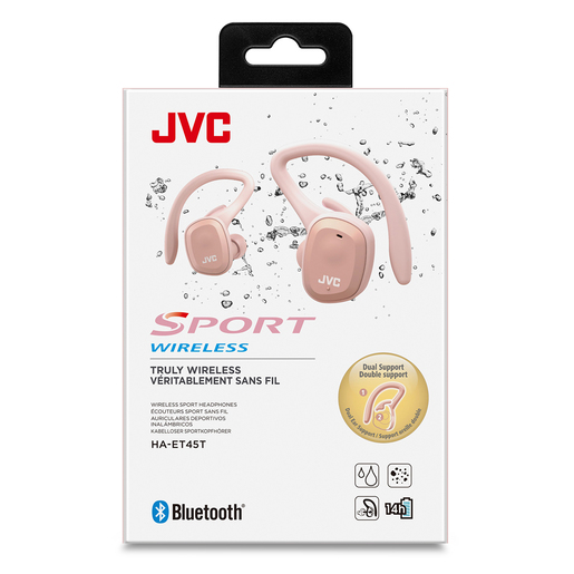 Audífonos Bluetooth Deportivos JVC HA-ET45 True Wireless / In ear / Rosa