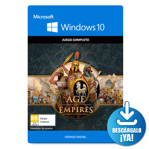 Age of Empires Definitive Edition / Juego digital / Windows / Descargable Age of Empires Definitive Edition / Juego digital / Windows / Descargable