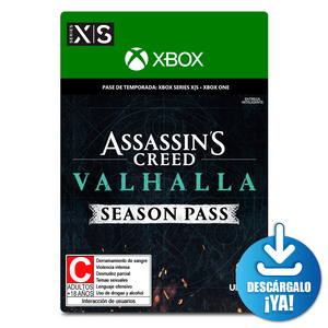 Assassins Creed Valhalla Season Pass / Pase de temporada digital / Xbox Series X·S / Xbox One / Descargable