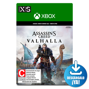 Assassins Creed Valhalla / Juego digital / Xbox One / Xbox Series X·S / Descargable