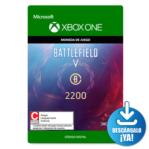 Battlefield V Coins / 2200 monedas de juego digitales / Xbox One / Descargable