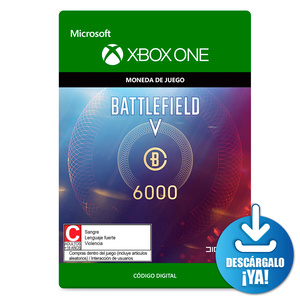 Battlefield V Coins / 6000 monedas de juego digitales / Xbox One / Descargable