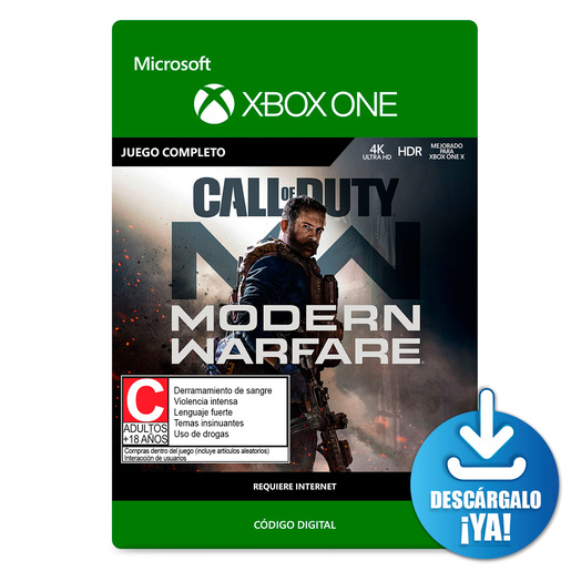 Call of Duty Modern Warfare / Juego digital / Xbox One / Descargable