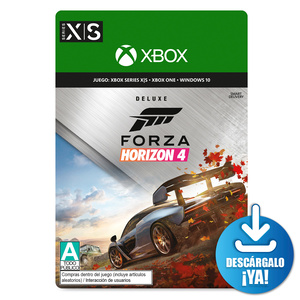 Forza Horizon 4 Deluxe Edition / Juego digital / Xbox One / Xbox Series X·S / Windows / Descargable