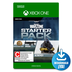 Call of Duty Warzone Starter Pack / Paquete de contenido digital / Xbox One / Descargable