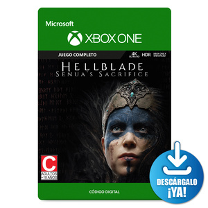 Hellblade Senuas Sacrifice / Juego digital / Xbox One / Descargable