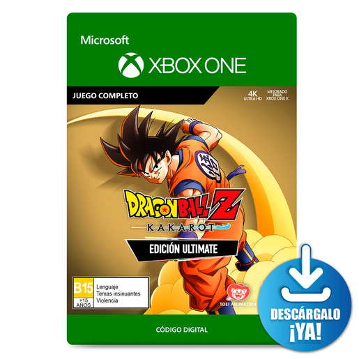 Dragon Ball Z Kakarot Edición Ultimate / Juego digital / Xbox One / Descargable
