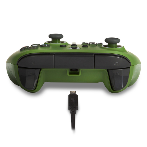 Control Alámbrico PowerA Soldier / Xbox Series X·S / Verde con negro