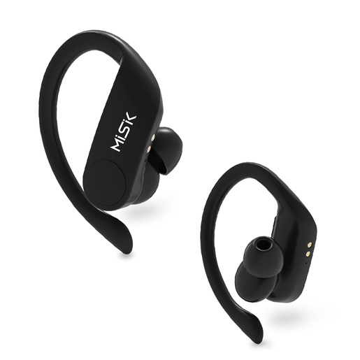 Audífonos Bluetooth Deportivos Misik Sport MH615 True Wireless / In ear / Negro