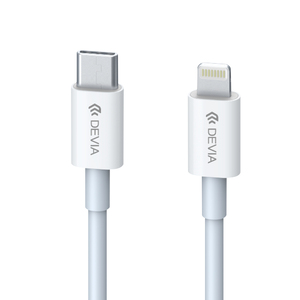 Cable USB Tipo C a Lightning Devia Smart / 1.5 m / Blanco Cable USB Tipo C a Lightning Devia Smart / 1.5 m / Blanco