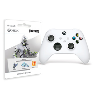 Control Inalámbrico Robot White más Tarjeta Fortnite / Xbox Series X·S / Xbox One / Blanco