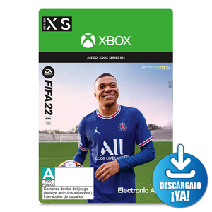 FIFA 22 EA Sports Standard Edition / Juego digital / Xbox Series X·S / Descargable