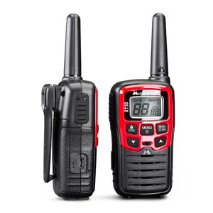 Walkie Talkie 41 km Midland T31VP Negro 2 piezas Walkie Talkie 41 km Midland T31VP Negro 2 piezas