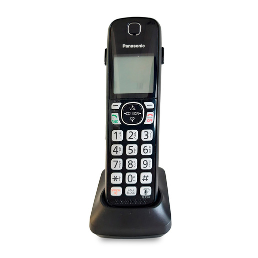 Teléfono Inalámbrico con 2 Extensiones y Contestadora Panasonic KX-TGF673 / Bluetooth / Negro